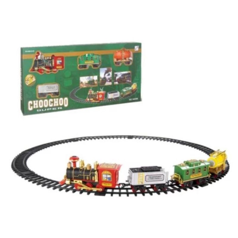 ChooChoo Super Train With Music, Light And Smoke Shopee Malaysia
