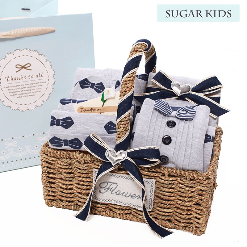 [READY STOCK] Newborn Baby Basket Gift Set 11pcs Set Shopee Malaysia