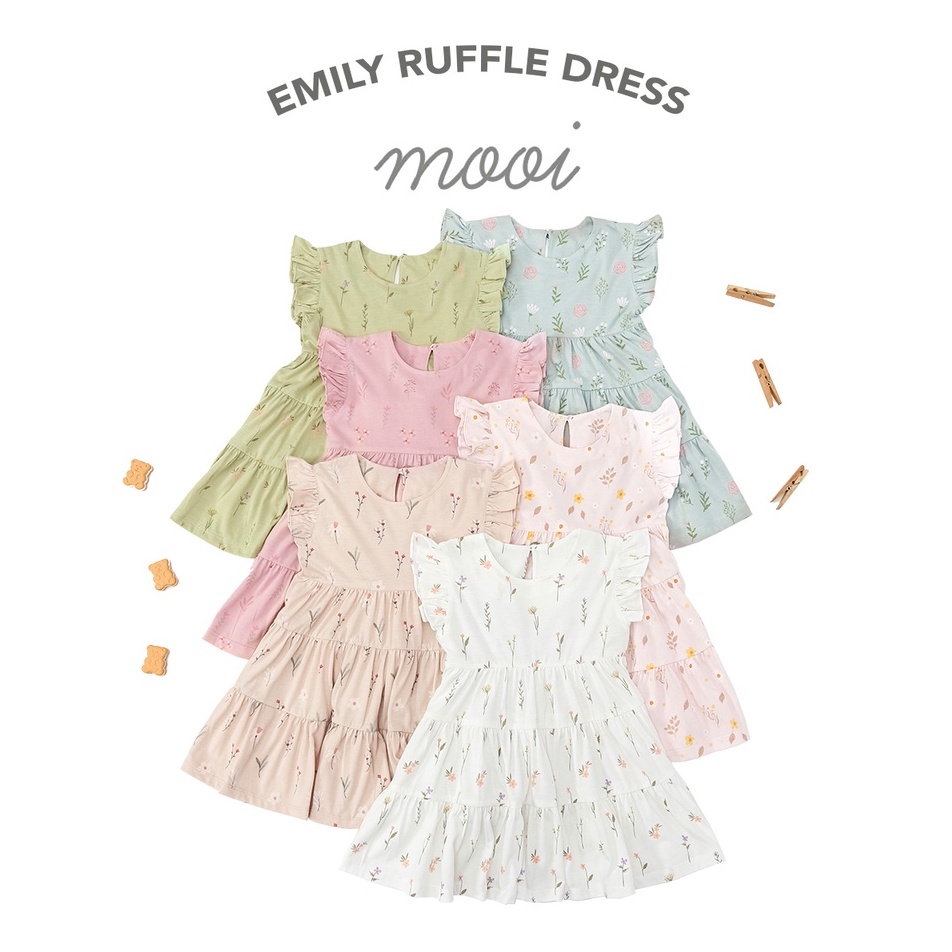 [Raya 2023] Mooi Dress Girls Emily Ruffle Dress | Shopee Malaysia