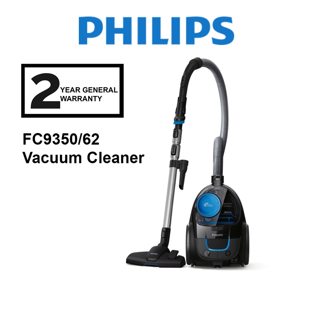 PHILIPS PowerPro 1800W Compact Bagless vacuum cleaner with PowerCyclone ...