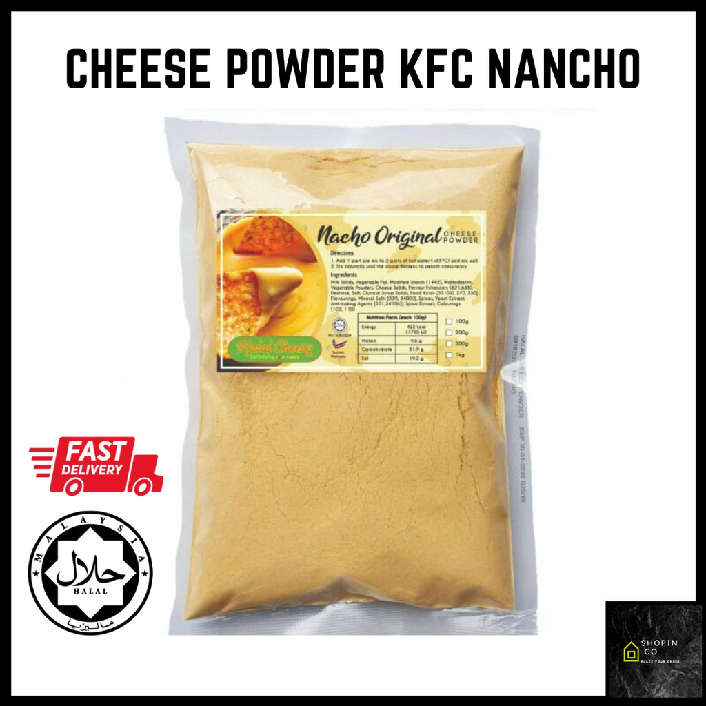 SERBUK KEJU KFC CHEESE HALAL CHEESE POWDER KFC NANCHO SERBUK KEJU KFC CHEESE HALAL CHEESE POWDER KFC NANCHO