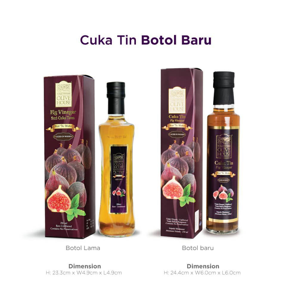 Top Cuka Tin Cuka Teen Organik 250ml 500 Ml Fig Vinegar Freegift Ready Stock Shopee Malaysia