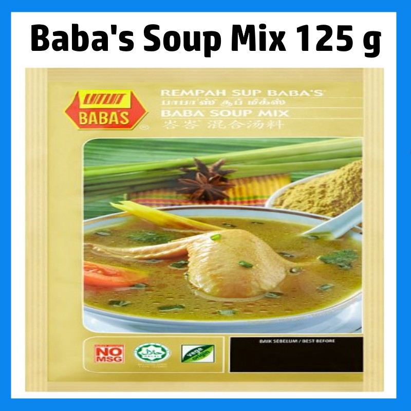 Baba S Soup Mix 125g Shri Sai Jothy Store Babas Shopee Malaysia
