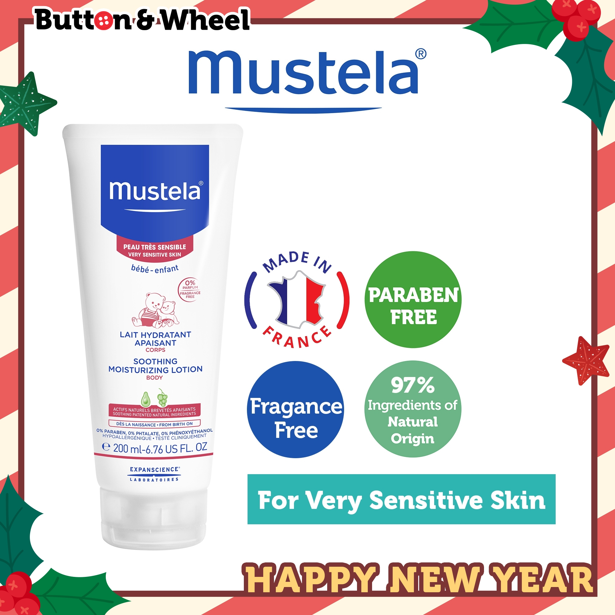 mustela soothing moisturizing lotion