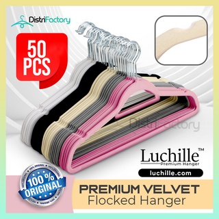 Premium Velvet hanger clothes hanger baju - 10/20/50pcs Value pack hangers - Original Premium Brand