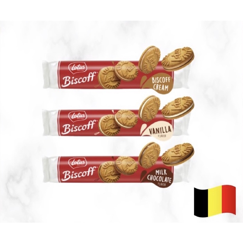 LOTUS BISCOFF SANDWICH COOKIES BISCOFF CREAM / VANILLA / MILK CHOCOLATE (150G) Shopee Malaysia