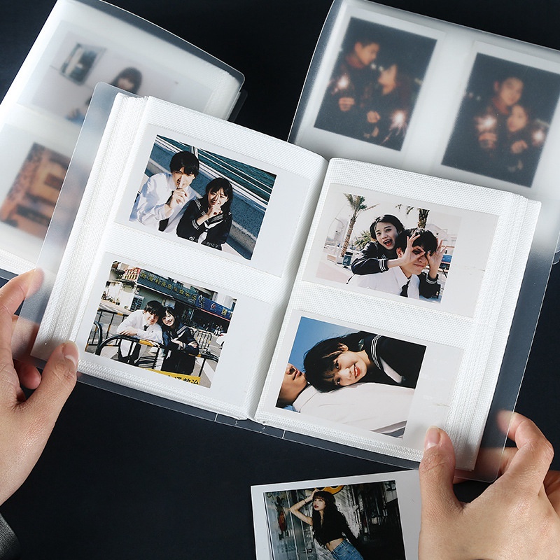 3 Inch Photo Album Book Korea INS Insert Type Photobook Transparent Photo Album