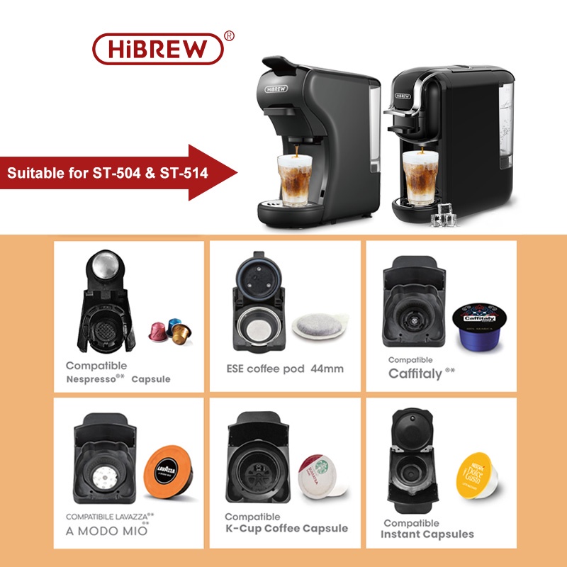 HiBREW ST-504/ST-514 model adapter system parts for lavazza blue or ...