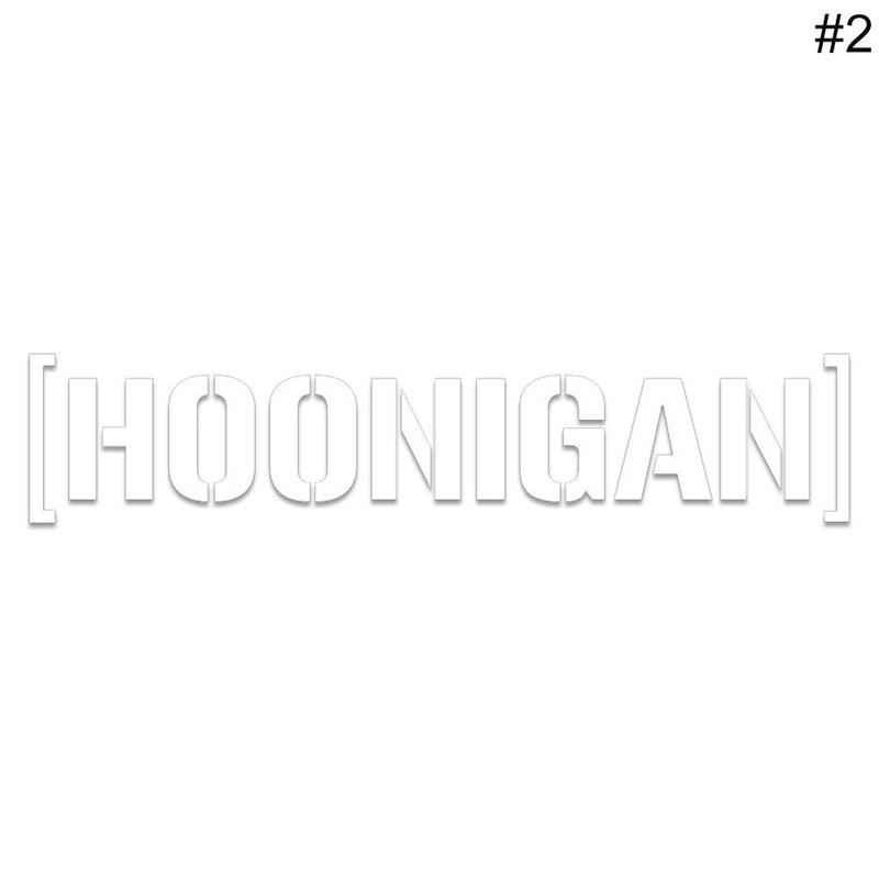 Hoonigan Fashion Window Car Stickers Decals Racing Cool Door Car