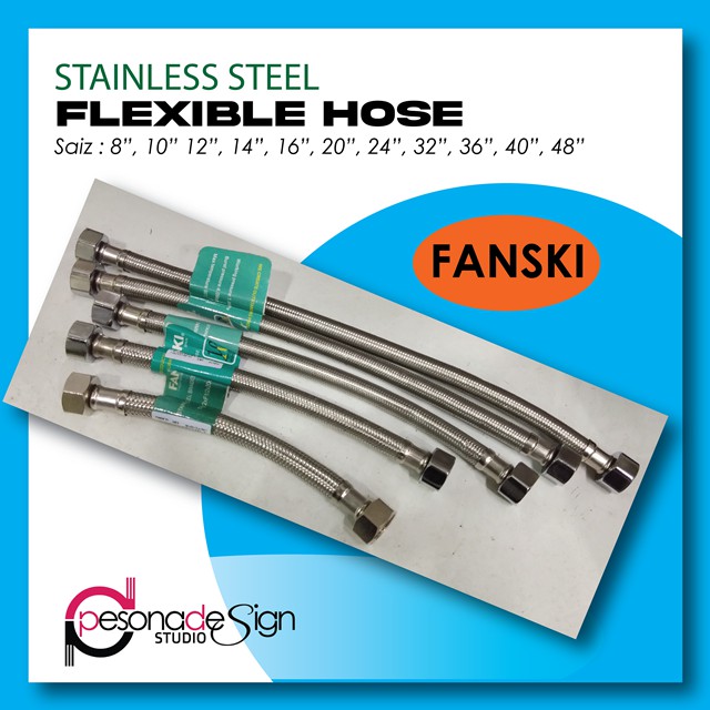 FANSKI STAINLESS STEEL FLEXIBLE HOSE Shopee Malaysia