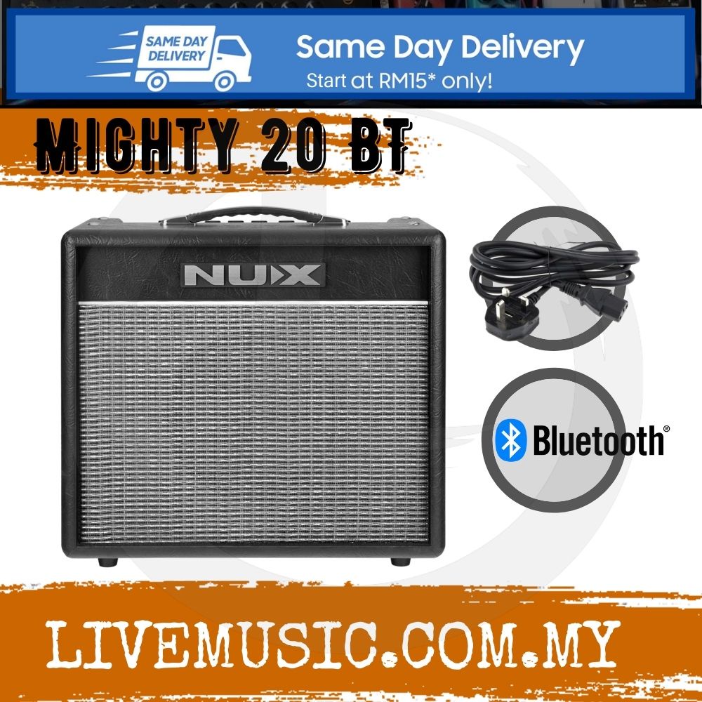*SAME DAY DELIVERY* NUX Mighty 20 BT - 20 watt Modeling Amplifier ...