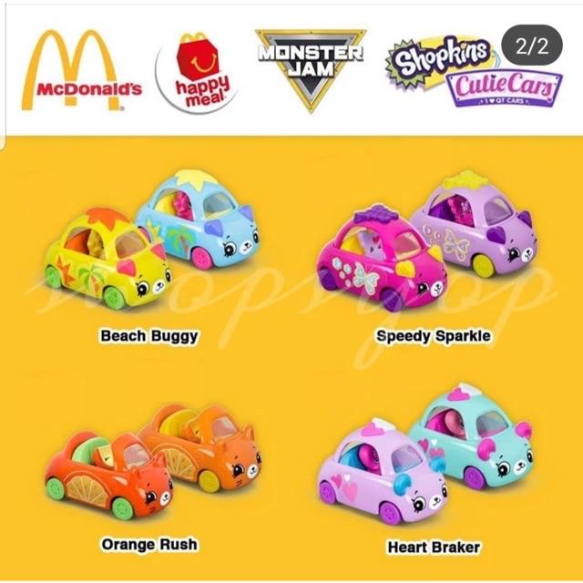 mcdonalds shopkins cutie cars