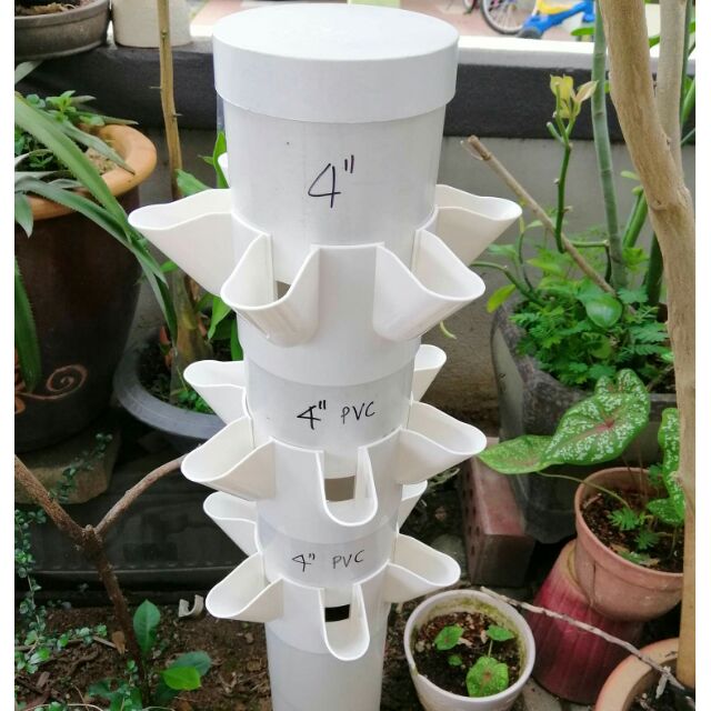 F2f Crown Tower Diy Vertical Tower Hydroponic Aquaponic Tower