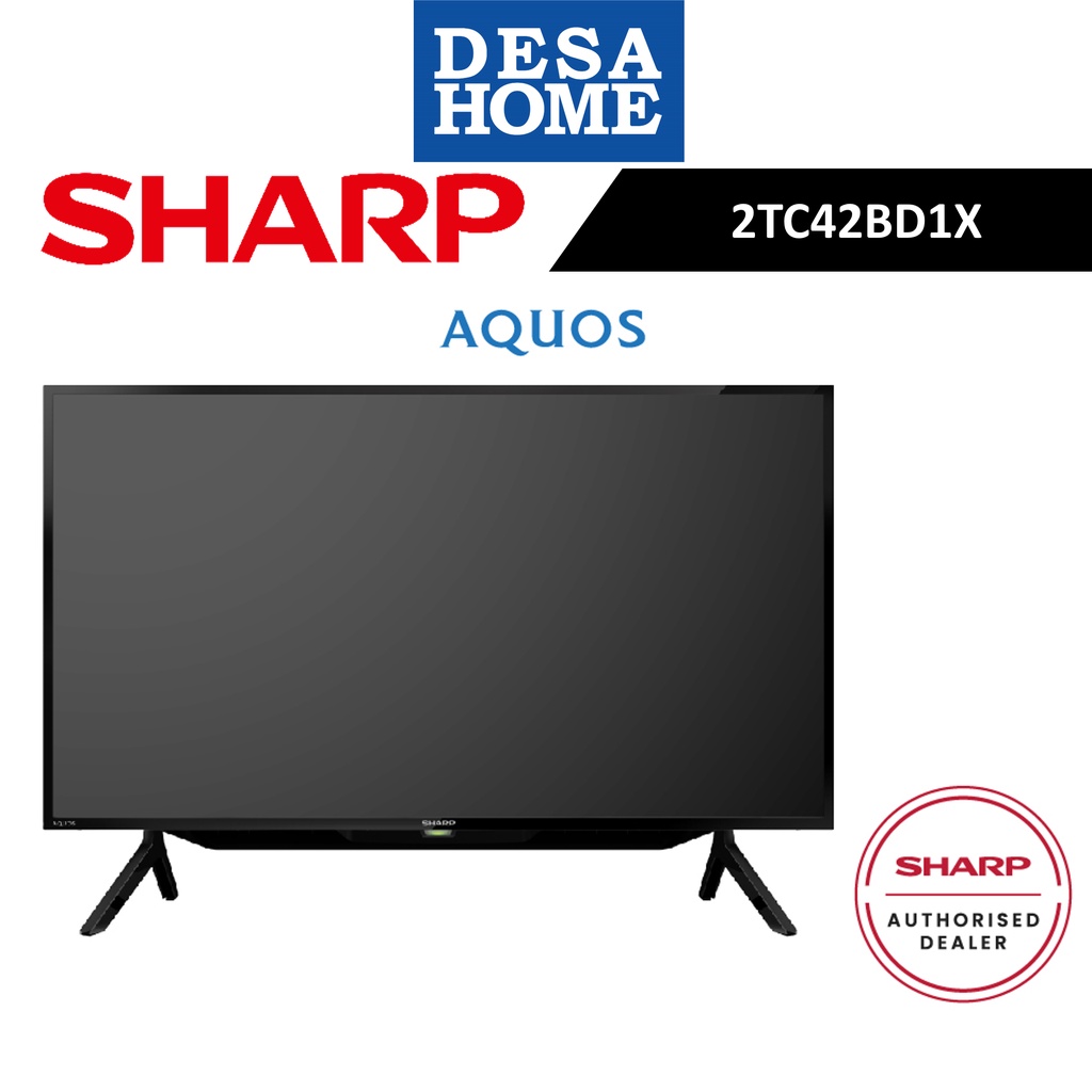 SHARP 2TC42BD1X  42'' FULL HD LED TV ( FREE HDMI CABLE & BRACKET )