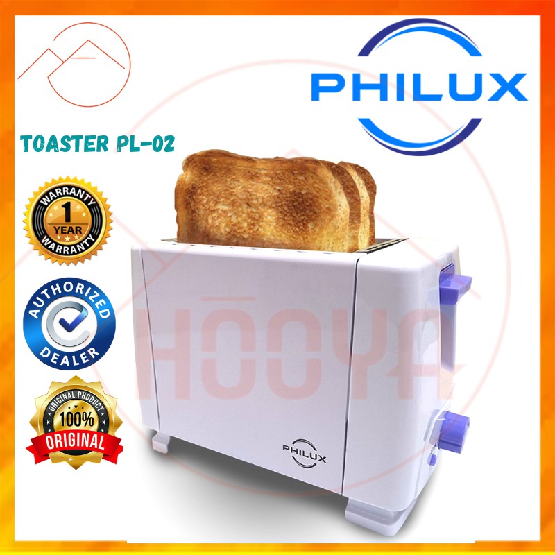 Philux Bread Toaster Breakfast Maker Sandwich Toaster Electric PL-02