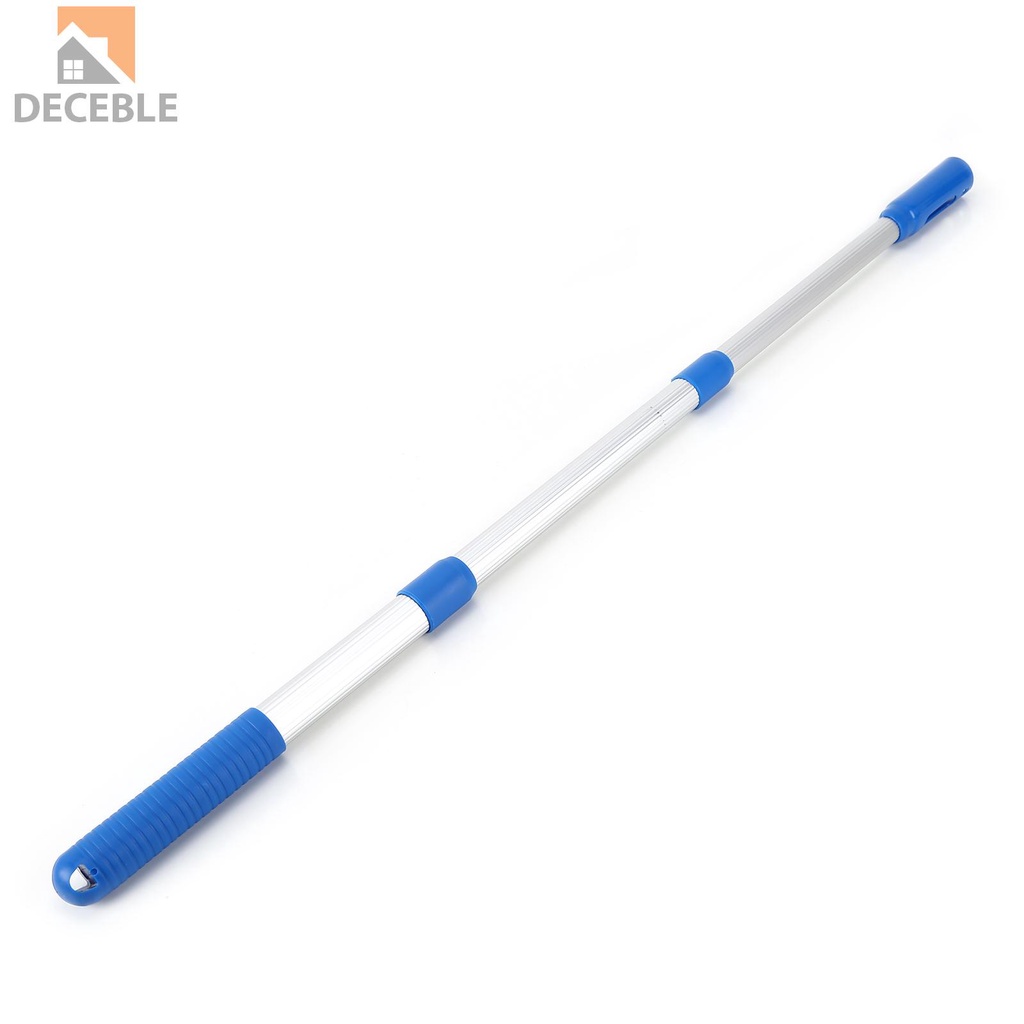 Durable Purpose Deceble Telescopic Swimming Pool Pole 3-Section Rod Skimmer Net Cleaning Quality Essential - Image 3