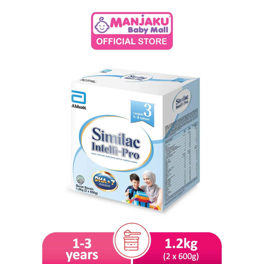 Similac Intelli Pro Step 3 Growing Up Milk Formula 1 2kg Shopee Malaysia