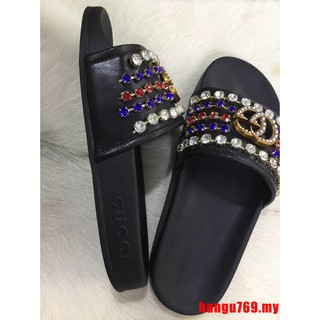 gucci slippers diamond