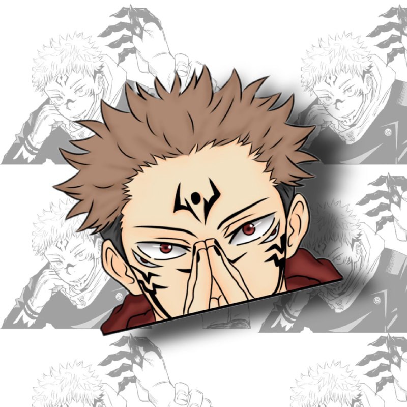 Jujutsu Kaisen Peeker Sticker Shopee Malaysia