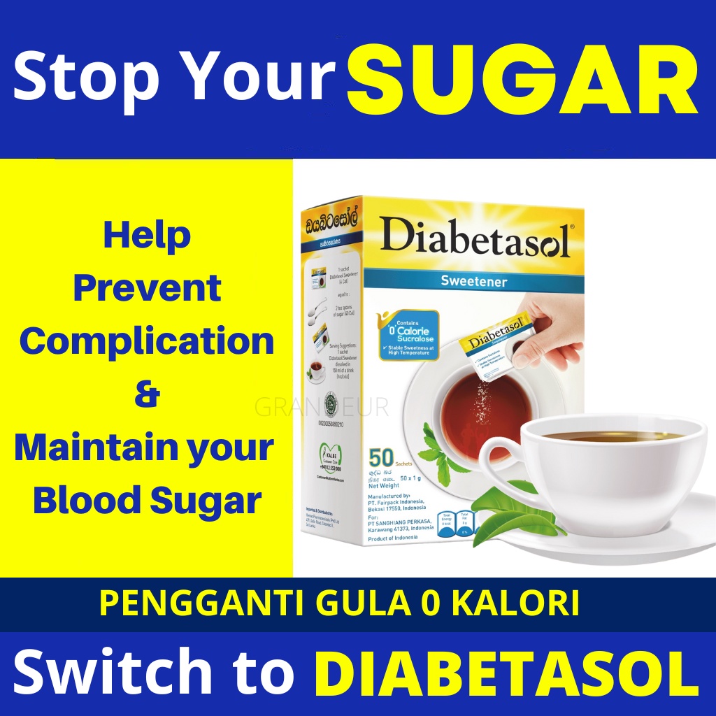 Diabetasol Sweetener Diabetes Sweetener Diabetic Sugar Substitute Blood