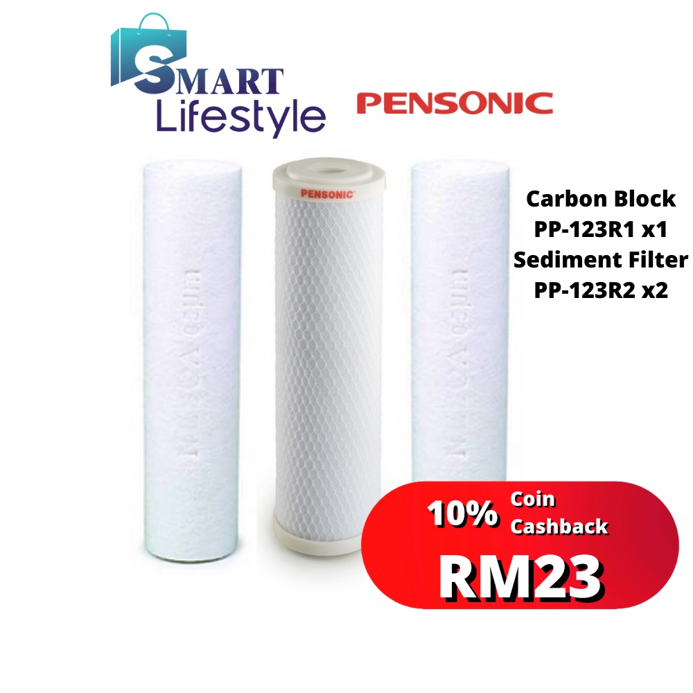 Pensonic  Water Filter Cartridge Combo (Replacement Filter For PP-123) PP-123RCOMBO