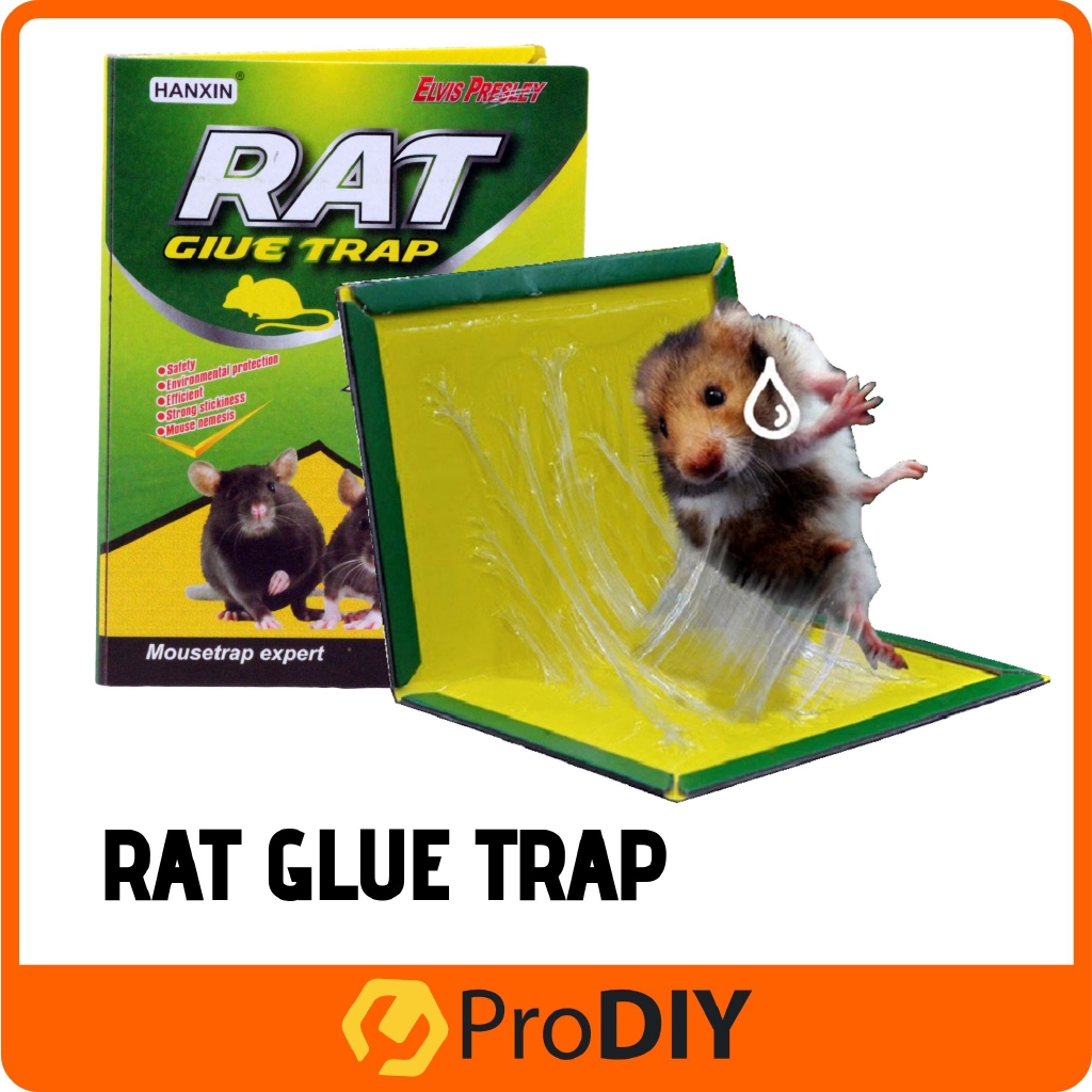 PRODIY 1PCS HX6008 Mouse Catcher Trap Super Glue Rat Bugs Safe Trapper
