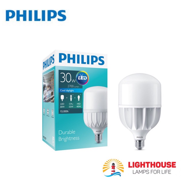 mechanisme Spotlijster geboren Philips Led TF 30W Led Lights True Force 30 Watt Core HB 865 E27 White |  Shopee Malaysia