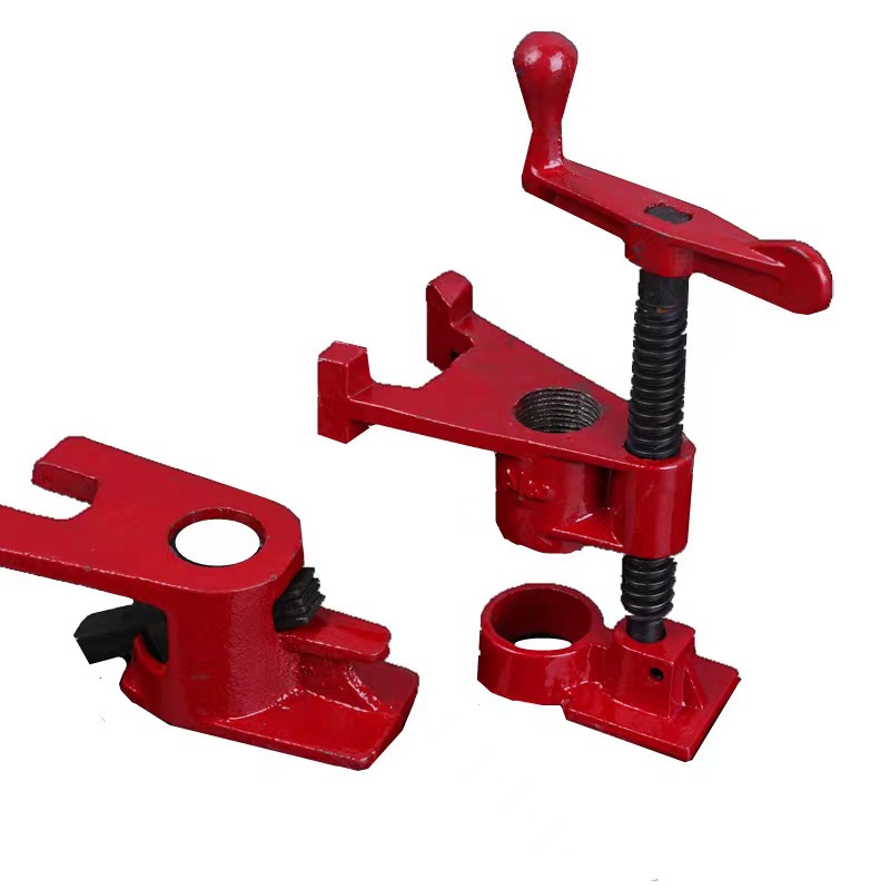 6pcs 3/4 Inch Wood Gluing Pipe Clamp Set Heavy Duty Pipe Clamp Woodworking Gluing Pipe Clamp