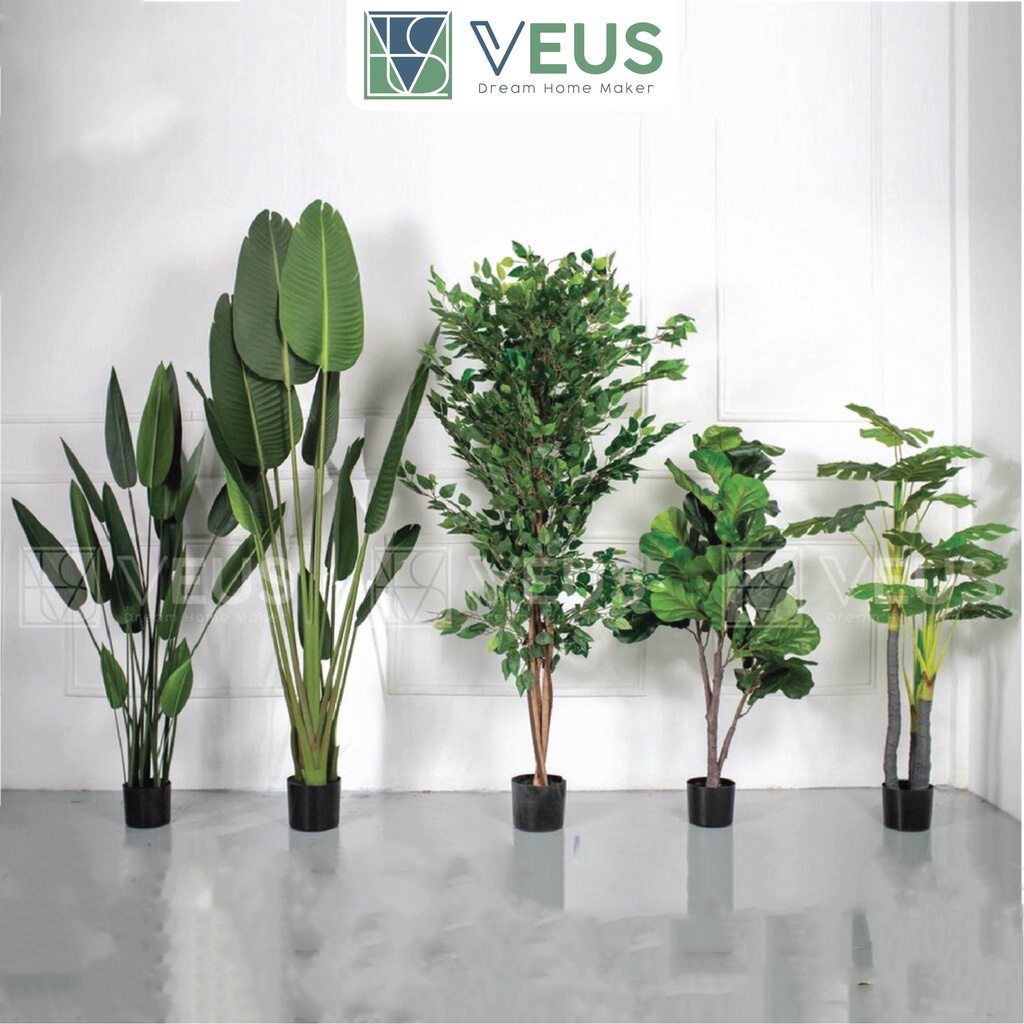 Veus Tree Pokok Hiasan Banana Skybird Monstera Fiddle Fig Arttificial