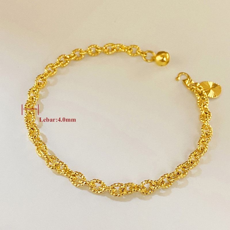 GELANG TANGAN SAUH SADUR EMAS 24K COP 916