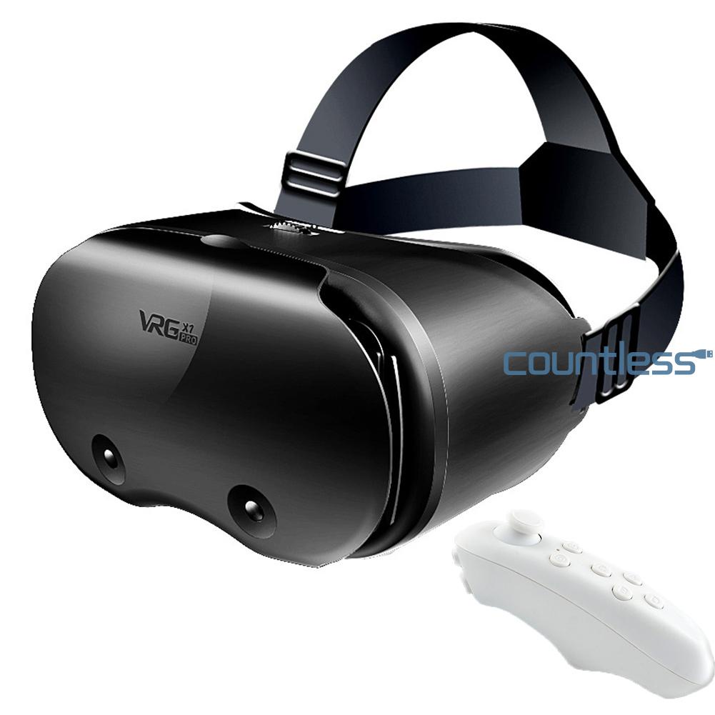 Countless-VRG Pro X7 3D VR Headset Virtual Reality Glasses Helmet with Controller