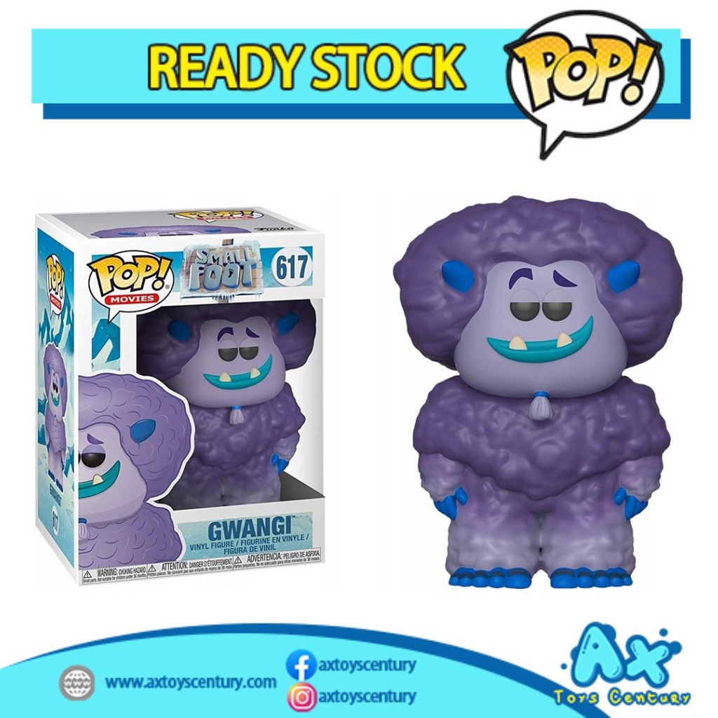 Funko Pop! Movies: Smallfoot - Gwangi #617 100% Genuine