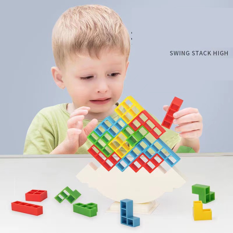 Tetra Tower Game Stacking Blocks Stack Building Blocks Balance Puzzle ...