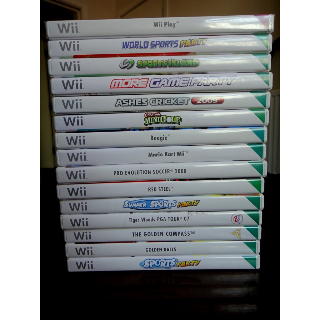 (Used) Nintendo Wii Games Lot Kasi Clear Shopee Malaysia