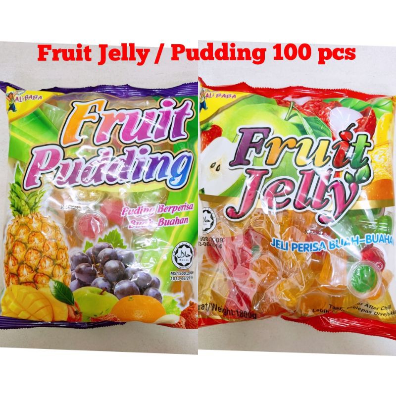 [Ready Stock] Fruit Jelly / Fruit Jelly Pudding Mixed Fruit flavour Halal Goodies Party Birthday