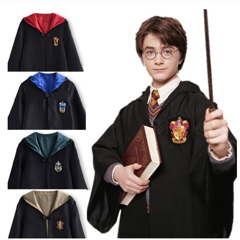 Harry Potter Robe Cloak Cosplay Costume Kids Shopee Malaysia - hp gryffindor robe roblox