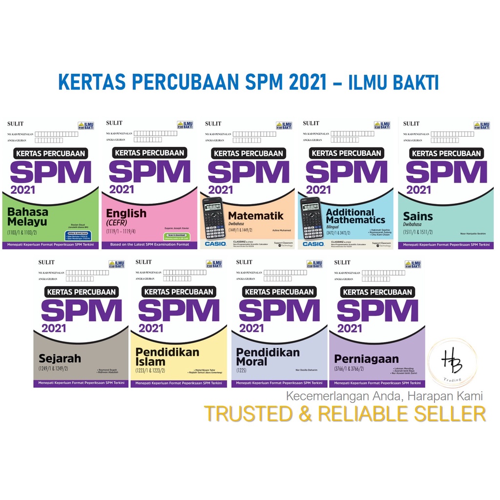 Hebe Online Kertas Percubaan Spm 2021 Test Papers Spm 2021 Latihan Spm 2021 Latest Format Ilmu Bakti Shopee Malaysia