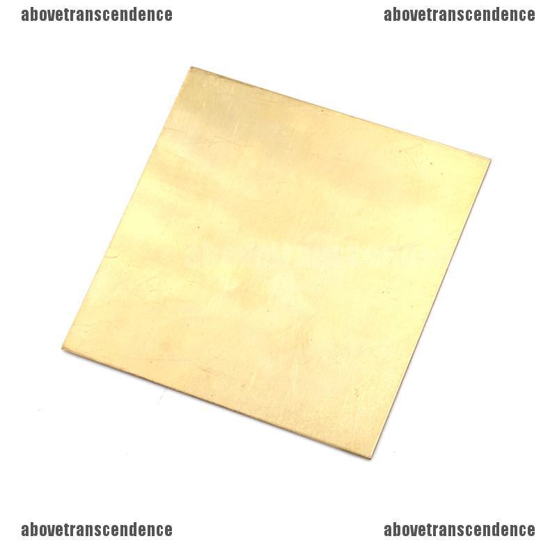 Thickness 2.0mm/0.08in Brass Metal Thin Sheet Foil Plate，Brass Sheet Metal for DIY Metal Processing 