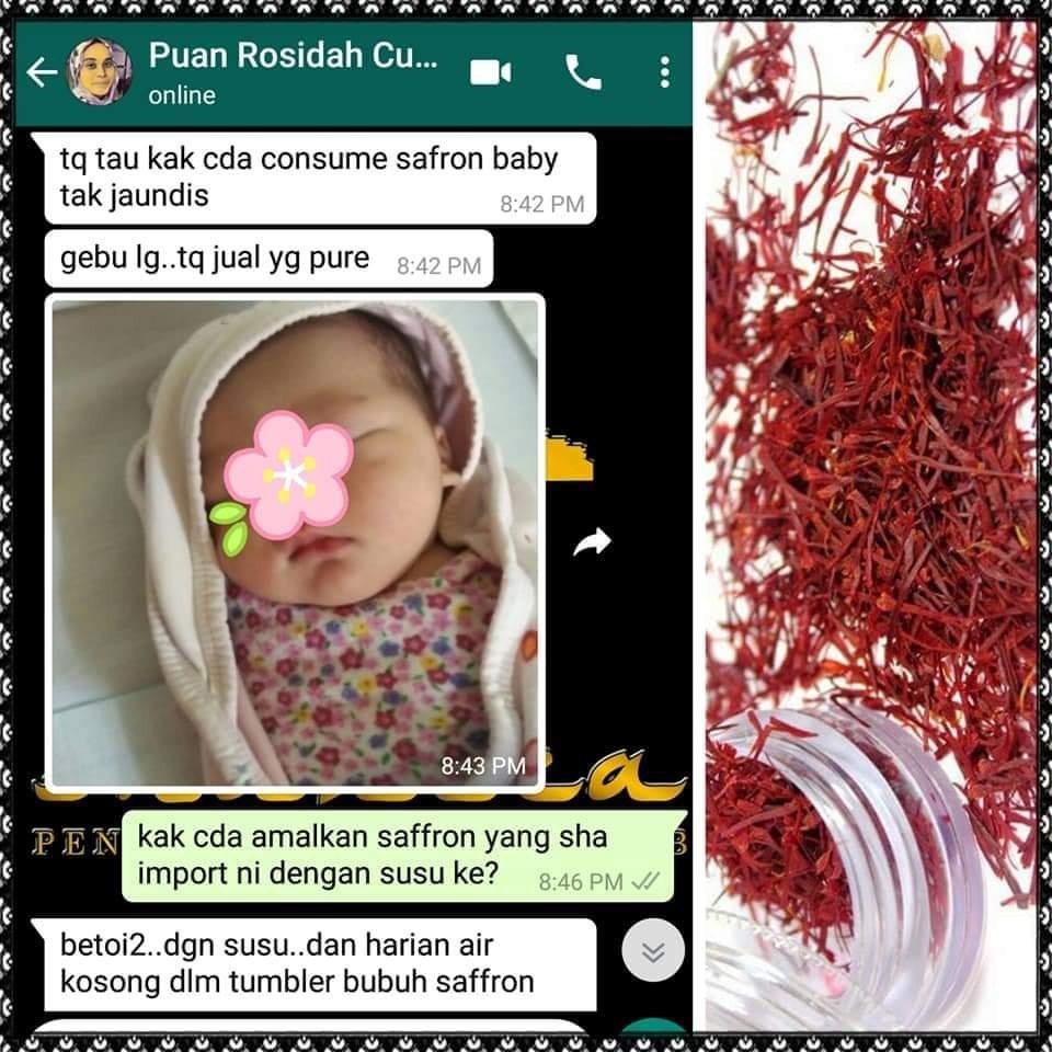 SAFFRON ASLI (1 gram) MEDICAL GRADE  Shopee Malaysia