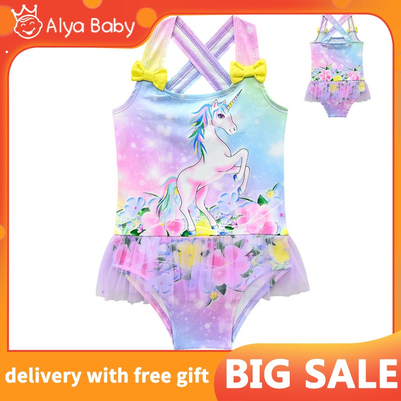baby unicorn swimsuit
