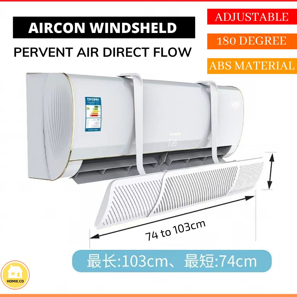 Adjustable Air Conditioner Windshield Prevent Direct Wind Air Baffle ...