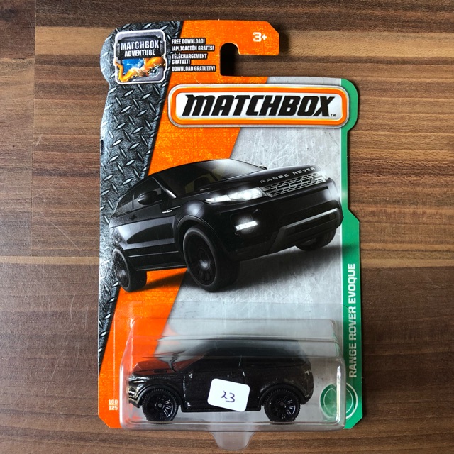 matchbox range rover evoque