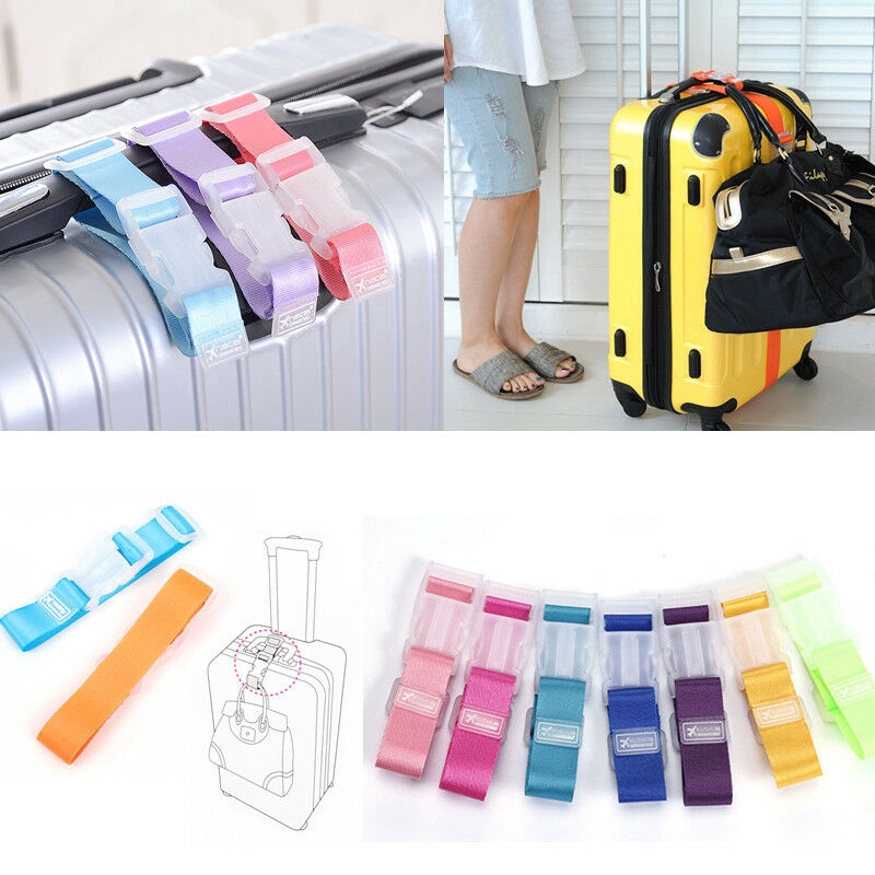 Travel Luggage Case Straps Clip Belt Adjustable Organizer Holder Buckle Strap
