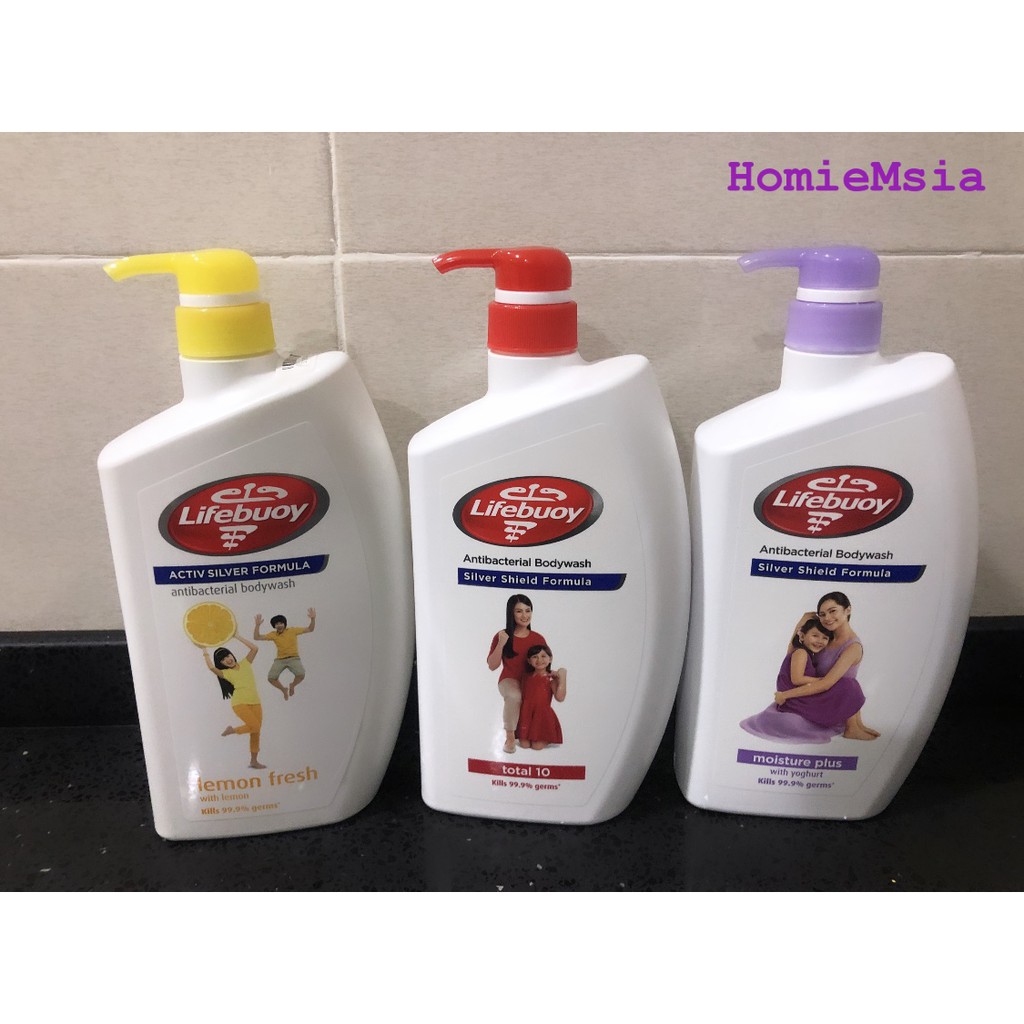 Lifebuoy Body Wash Shower Gel 950ml Total 10 Moisture Plus Lemon Fresh