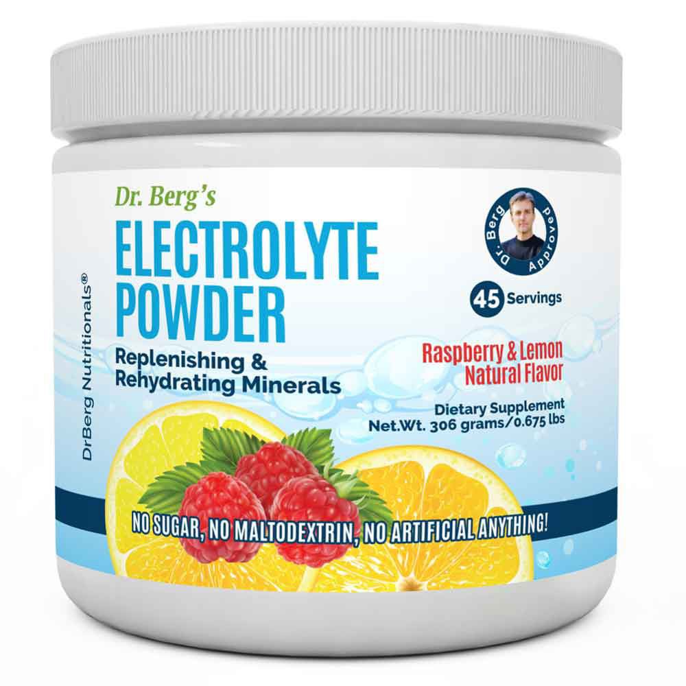 Dr Bergs Electrolyte Powder Replenishing And Rehydrating Minerals