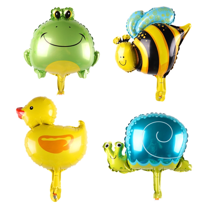 1pc Animal Snail Duck Frog Balloons First Birthday Party Balloon