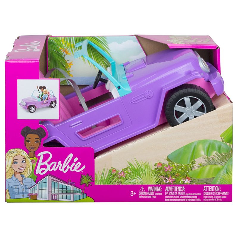 barbie car purple