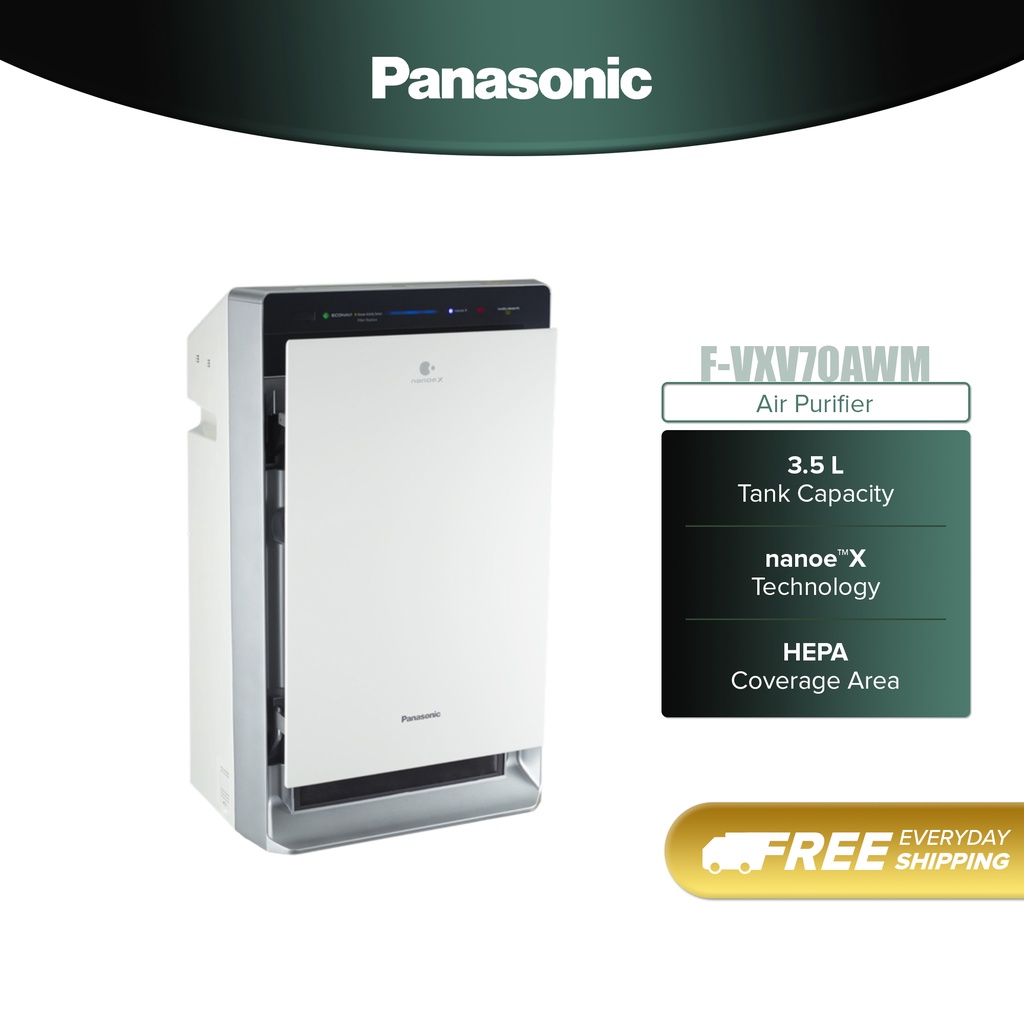 Panasonic Nanoex Air Purifier With Hepa Filter & Humidifying Function F