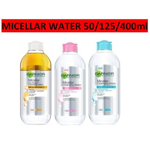 harga garnier micellar water 50ml