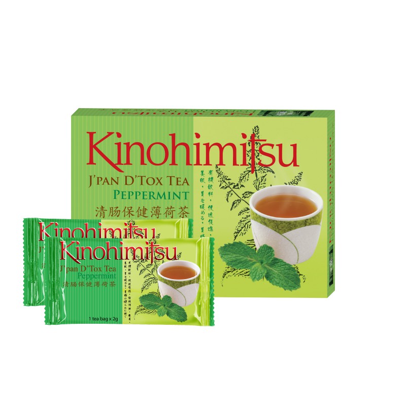 Kinohimitsu D'tox Tea Peppermint Flavour (14s) | Shopee Malaysia